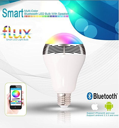 Flux Bluetooth Smart LED Light Bulb Smartphone Controlled Color Changing Bulb 