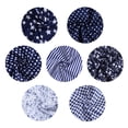 thumbnail image 3 of Fat Quarters Bundle Billuyoard 7 unids/set Tela de algodón azul Floral, 3 of 6