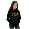 thumbnail image 2 of Kids Boys Girls Autumn WInter School Season Third Grade Letter Printed Long Sleeve Hoodie Warm And Comfortable Tops Children's Clothing Plain Hoodie A Sweater for Girls Zip Girls Sweater for Kids, 2 of 3
