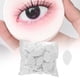 thumbnail image 1 of 100 esponjas de práctica con forma de ojo para practicar pestañas, herramienta de belleza para extensión de pestañas, almohadillas para pestañas Blanco, 1 of 10