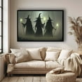 thumbnail image 5 of JFHCQJPK Witch in the Forest Halloween Print Wall Art Poster Witch Decor Vintage Print Dark College Wall Art Victorian Gothic Room Decor Canvas Wall Print8x12in Metal blackFramed, 5 of 8