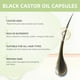 thumbnail image 5 of Aceite esencial de ricino en cápsulas (30 unidades), aceite de ricino para masajes, cuidado del cabello, cuidado de pestañas, cuidado de uñas, 20 ml de agua esencial., 5 of 5