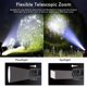 thumbnail image 3 of Ultra Powerful LED Flashlight 5000 Lumens Rechargeable, USB Tactical Extremely Bright Flashlight, 5 Modes Zoomable Powerful Flashlight Camping Emergen, 3 of 4