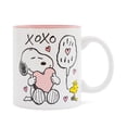 thumbnail image 1 of Taza Silver Buffalo Peanuts Snoopy Woodstock Valentine's 590 ml, 1 of 8