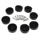 thumbnail image 4 of 8 Unids Antideslizante Muebles Almohadillas Silla pequeña sala De Goma Parachoques Pies Almohadillas Con Tornillos De Rosca forma forma forma Diámetro 3 Cm Yotijar Cojín antideslizante para pies de silla de mesa, 4 of 5