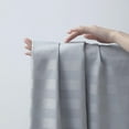 thumbnail image 5 of Cotton Full Flat Sheet Only, 600 Thread Count 100% Egyptian Cotton Top Sheet 1Pcs, Cool & Breathable Flat Bed Sheets Wrinkle, Fade, Stain Resistant (Grey Stripe Full), 5 of 7