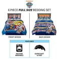 thumbnail image 2 of Nickelodeon Paw Patrol Super Soft Kids Bedding Set, 6 Piece Full Size, Includes Grey Leap Into Action Throw, 2 of 5