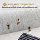 thumbnail image 5 of Alfombra B BENRON Premium a cuadros blancos y negros 240 x 300 cm, 5 of 7