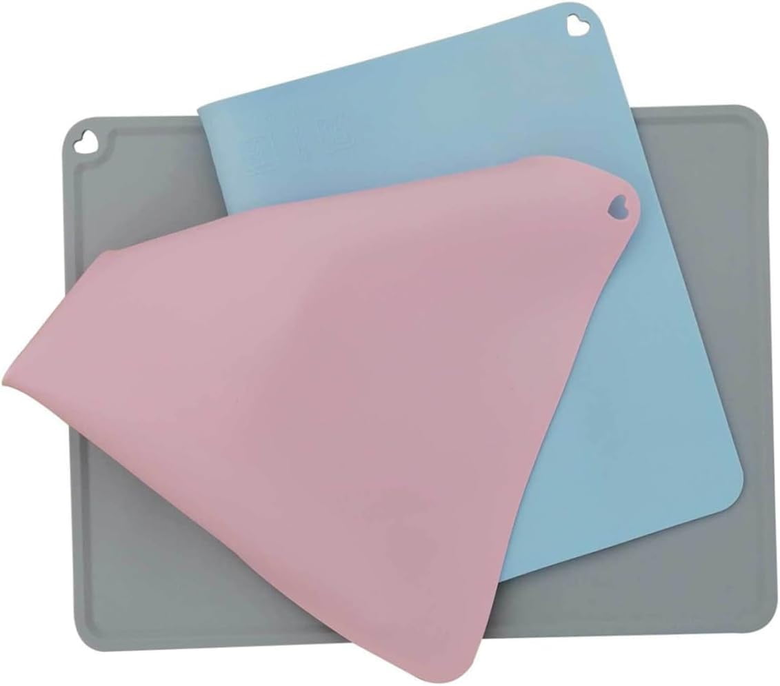 2pcs Silicone Table Mats Silicone Baking Mat Silicone Pot Mat