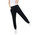 thumbnail image 6 of Women Loose Leisure Yoga Fitness Wide Leg Sports Nine-point Pants, 6 of 6