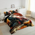 thumbnail image 3 of Castle Fairy Steam Engine Queen Comforter Set,Railway Train Bedding Comforter Set, 3 of 8