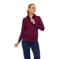 thumbnail image 2 of Medichic Scrub Jackets for Woman, Zip Front Nurse Jacket, 4-Way Stretch Fabric Warm Up Coat, 2 of 5
