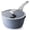 Blue Gray, variant on PRICUSIS 2 Qt Ceramic Nonstick Saucepan with Lid, Pour Spouts, Multipurpose Use, Induction Compatible, Dishwasher Safe