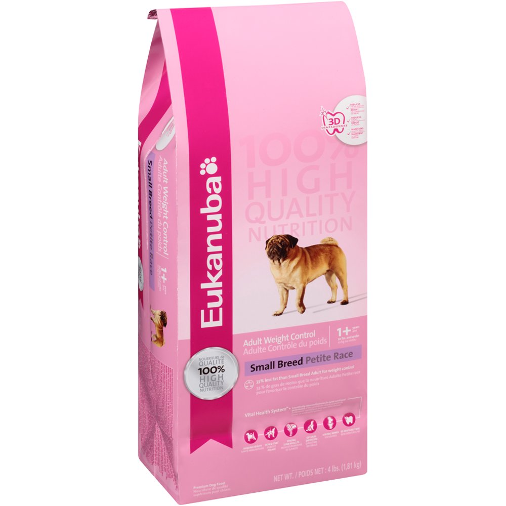 Eukanuba Adult Small Breed Weight Control Dry Dog Food, 5 Lb