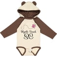 thumbnail image 3 of Inktastic Myrtle Beach South Carolina Girls Long Sleeve Baby Bodysuit, 3 of 5