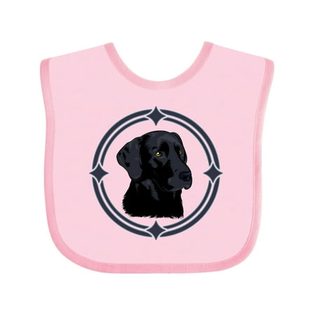 

Inktastic Labrador Retriever Black Lab Gift Baby Boy or Baby Girl Bib