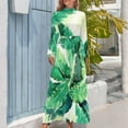 thumbnail image 3 of tropical vibes 2 Robe Longue Décontractée Robe Soirée, 3 of 4