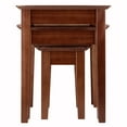 thumbnail image 4 of Winsome Wood Bradley 3-Pc Nesting Table Set, Walnut Finish, 4 of 6
