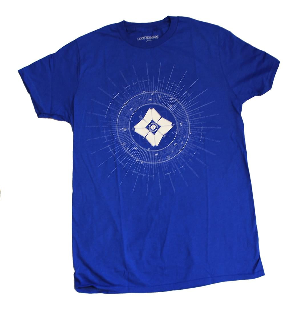 Destiny Ghost Adult Blue T-Shirt (Loot 