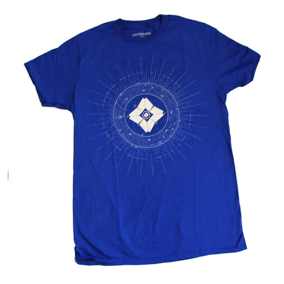 Destiny Ghost Adult Blue T-Shirt (Loot Crate Exclusive) - Small