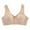 Beige, variant on Pimfylm Sports Bras For Women Plus Size Front Close T Back Plus Size Unlined Large Push Up Bra(Grey,110)