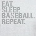thumbnail image 3 of CafePress - Eat Sleep Baseball Repeat T Shirt - Men's Classic Graphic T-Shirt, 3 of 4