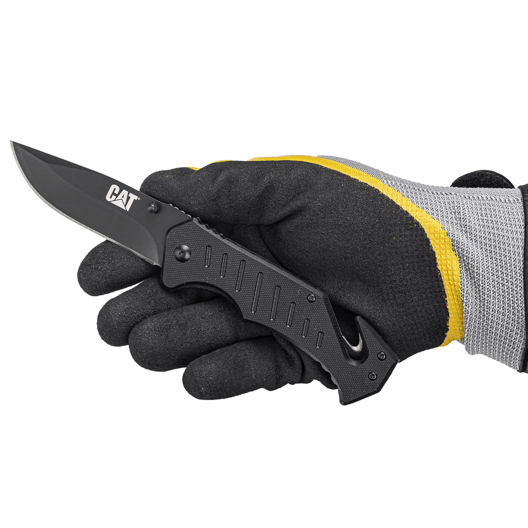 Cat 8" Drop Point Folding Knife 3-1/4" Stainless Steel Blade - 980012