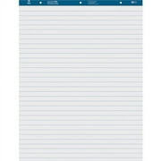 Business Source Standard Ruled Easel Pad - 50 Sheets - 15 lb Basis Weight - 27" x 34" - White Paper - Perforated - 2 / Carton | Bundle of 10 Cartons