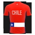 thumbnail image 2 of Chile Full Zipper Bike Short Sleeve Cycling Jersey  for Men - Size XL, 2 of 4