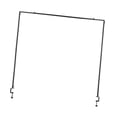 thumbnail image 4 of Sobre la mesa de la barra con abrazaderas requeridas por soporte de arco de globo de metal de soporte pesado para la fiesta de bodas Navidad negro, 4 of 8