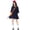 Dark Blue, variant on Xiaoxatg Halloween for Women Elegant Gown for Role Play Halloween Party Outfit Dark Blue M