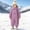 Purple, variant on Children's Solid Hooded One Piece Snowsuit Winter Fleece Lined Thick Ski Jumpsuit Windproof Waterproof Long Sleeve Overall Warm Outdoor Snow Suit for Baby Boys Girls Yellow