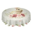 thumbnail image 2 of Red Rose Flower Round Tablecloths for Dining Table Waterproof Table Cover for Kitchen Living Room, 2 of 6