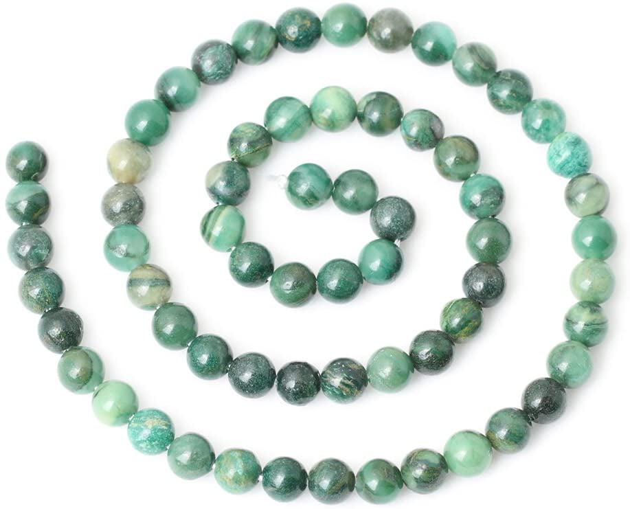 6 mm round Jade Jewelry Making Loose Gemstone Beads Strand 15" Craft Findings 