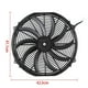 thumbnail image 3 of 16 inch Electric Radiator Fan Car Tuning Universal Cooling Fan, 3 of 5