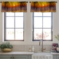 thumbnail image 4 of LALILO Kitchen Curtain Valance Palm Trees Sunset Rod Pocket Window Curtain 52"x 18" Set of 2, 4 of 6