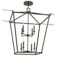 thumbnail image 6 of Meyda 168937 36 in. Square Kitzi Tapered Pendant, Timeless Bronze - Mission Lodge Contemporary, 6 of 7
