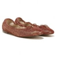 thumbnail image 2 of Sam Edelman Felicia Rust Pink Faux Shearling Leather Slip On Round Toe Ballet Flats (RUST PINK, 10), 2 of 5