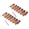 thumbnail image 1 of Uxcell 2 Pcs Dance Ribbons, 78.7 Inch Gymnastics Ribbon Streamers with Red Wand for Gymnastics Artistic, Colorful, 1 of 7
