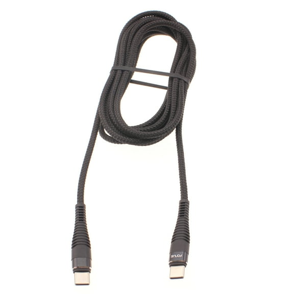 6ft PD Cable Type-C to USB-C Charger Cord Power Wire Sync Braided Fast M1G for Samsung Galaxy Tab A 10.1 (2019),View 2 (2019),S9,Plus,S8 Plus,S20,Plus,S10 Plus,Z Flip,XCover FieldPro