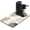 Boho Feuilles Tropicales, variante sur Tapis de Bar à Café Motif Classique 24x16 Pouces Tapis de Café pour Comptoir Napperons à Café Cache Taches Dos en Caoutchouc Absorbant Tapis de Séchage de Vaisselle Accessoire Essentiel de Bar à Café