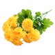 thumbnail image 2 of Bola de flores de plástico para crisantemo, decoración de flores artificiales amarillas, ramo de crisantemos artificiales, crisantemo de plástico, amarillo, 1 flor de simulación, de Meiiso, 2 of 6
