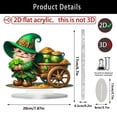 thumbnail image 3 of Dianli St Patricks Day Party Supplies Four Leaf Clover Acrylic Flatware Piece Green Shamrock Table Confetti Acrylic Cutlery Accent Wedding Party Favor St Patricks Day Irish Gifts, 3 of 9