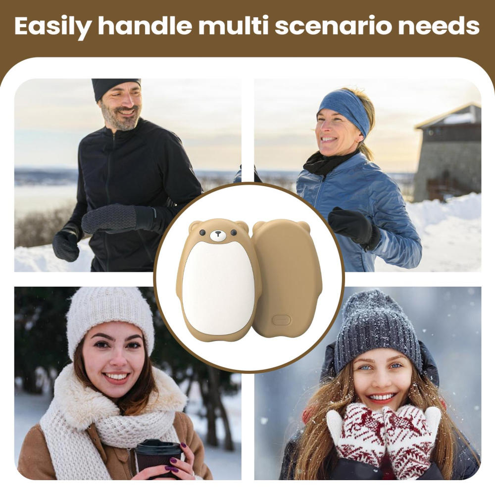 Ksruee Reusable Hand Warmers with 3 Temp Reusable Cartoon Bear Rechargeable Hand Warmers for Kids Adults Birthday Outdoor Camping Hiking Fishing Hunting Winter Home Office School top sale