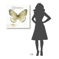 thumbnail image 4 of Global Gallery's 'My Greenhouse Butterflies IV' By Lisa Audit Stretched Canvas Wall Art, 4 of 4