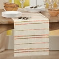 thumbnail image 2 of Saro Lifestyle Woven Line Table Runner, 2 of 5