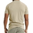 thumbnail image 4 of Hauts de Performance à Manches Courtes pour Usage Quotidien - Chemise Décontractée Intemporelle Unie pour Hommes, 4 of 4