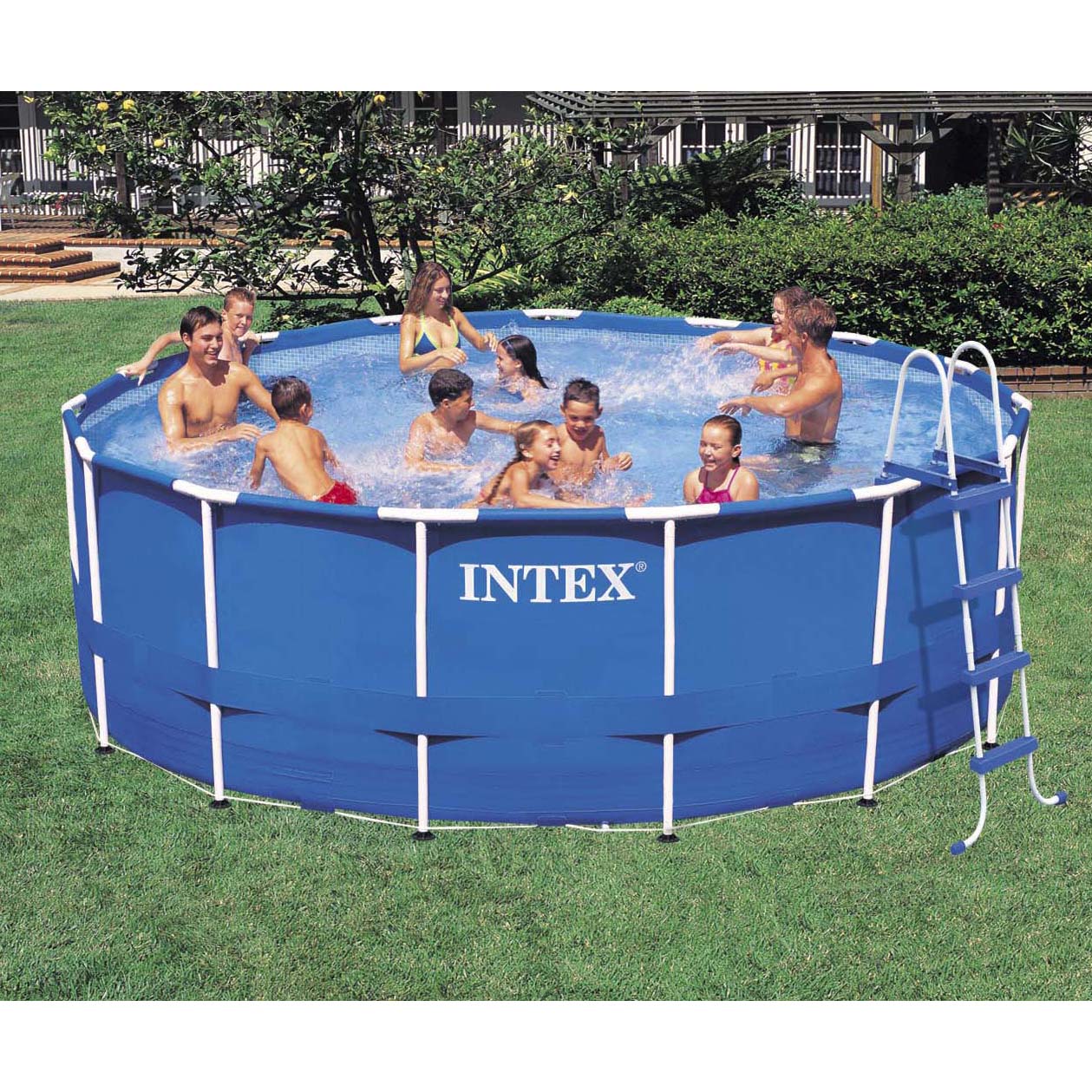 Intex Metal Frame Pool Set, 15-Feet by 48-Inch (Older Model) - image 3 of 7