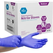 MEDPRIDE Nitrile Gloves Powder-Free Disposable Gloves  Blue, Medium, 1000-Pack, Durable Latex Free Non-Slip Hand Protection for Medical, Cleaning & Food Prep