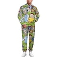 thumbnail image 3 of Rick And Morty Unisex Adult Sweatsuits Hoodie & Sweatpants Long Sleeve Hooded Sweatshirt Matching Joggers Tracksuit Sets 3XL, 3 of 9